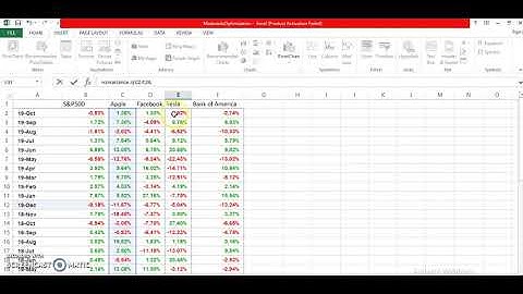 Excel Solver for Portfolio Risk and Return Analysis