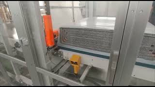 BW Series horizontal wrapper for 6 sided closure of foam panels