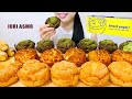 【ASMR / 咀嚼音】 漆黒の抹茶シュークリーム Beard Papa’s Cream Puff 슈크림 【Eating Sounds】