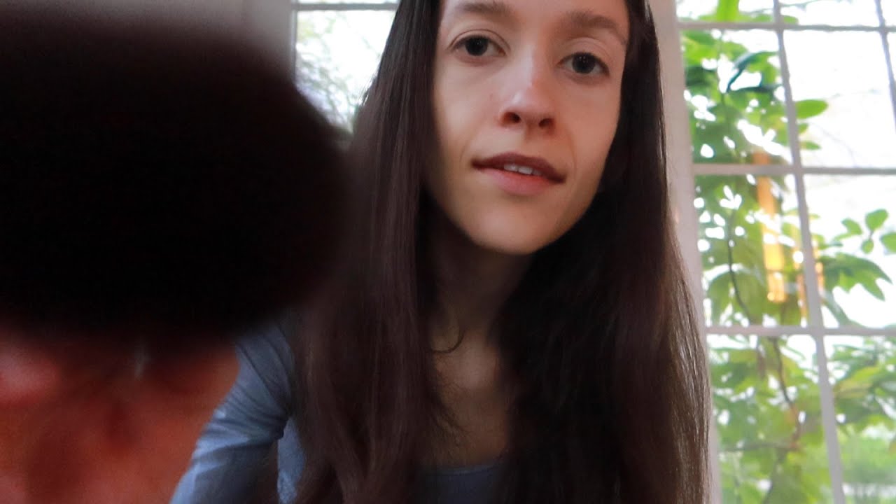 ASMR | Face Brushing, Personal Attention & Guided Meditation for Stress, Anxiety, Studying, Sleep ♥️