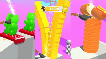 Slice it all! Relaxing Android, ios gameplay all levels #sliceitalllevels #gameplay #asmr