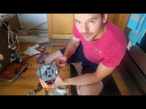 How to fix a humming dishwasher with a stuck motor.