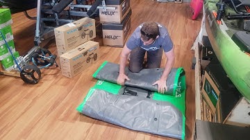 How to pack a STAR Pike or Paragon Inflatable Kayak back in the bag.