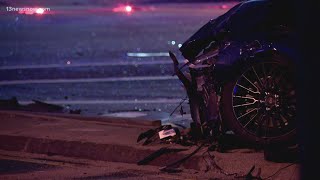 Police pursuit in Chesapeake ends in a deadly crash