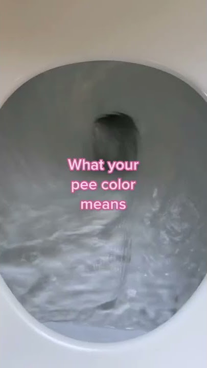 What your pee color means #shorts