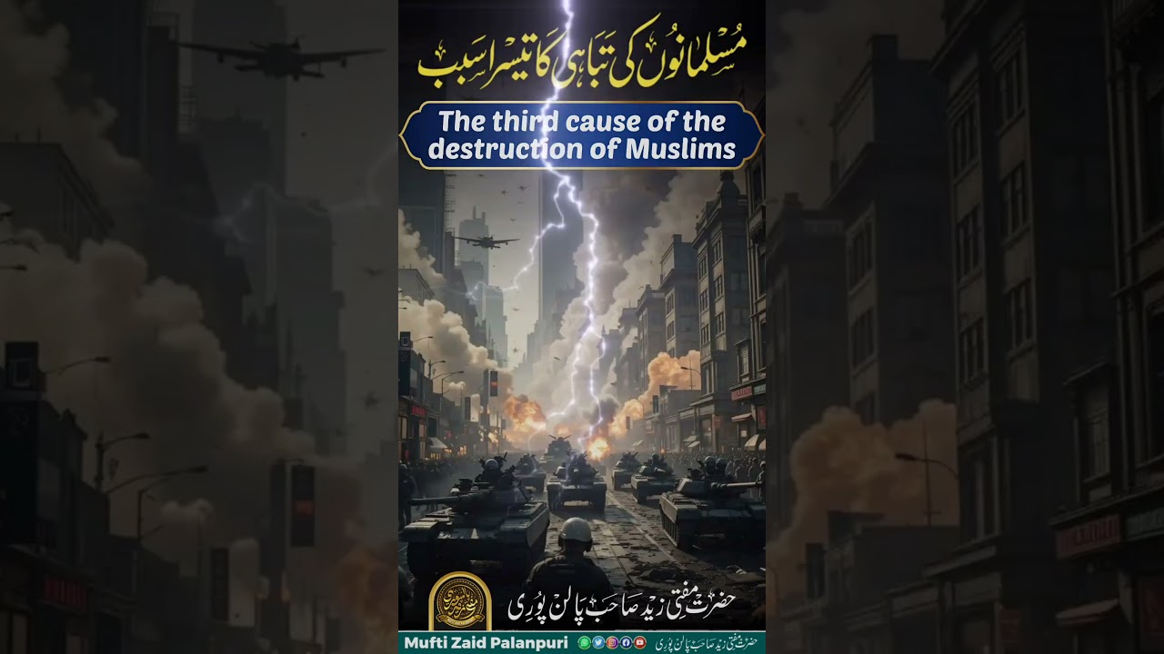 The third cause of the destruction of muslims | Mufti Zaid palanpuri
