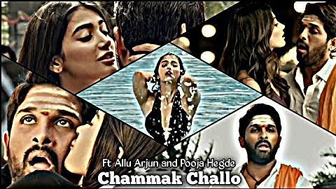 Chammak Challo Ft Allu Arjun and Pooja Hegde | Chammak Challo x Allu Arjun Edits | King Editz |