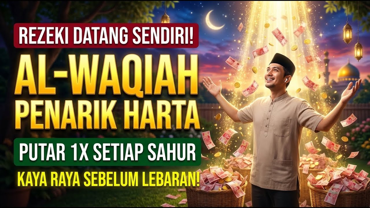 KEAJAIBAN USAHA LANCAR! Surah Al Waqiah Pembuka Rezeki Halal Bulan Puasa