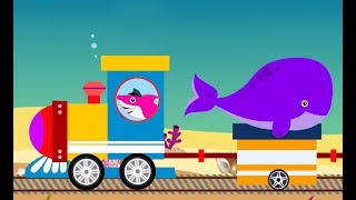 Learn to count numbers | Learn to Count With Baby Shark and Fishes | Train For Kids