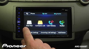 How To - AVIC-X850BT - Make a Hands Free Phone Call