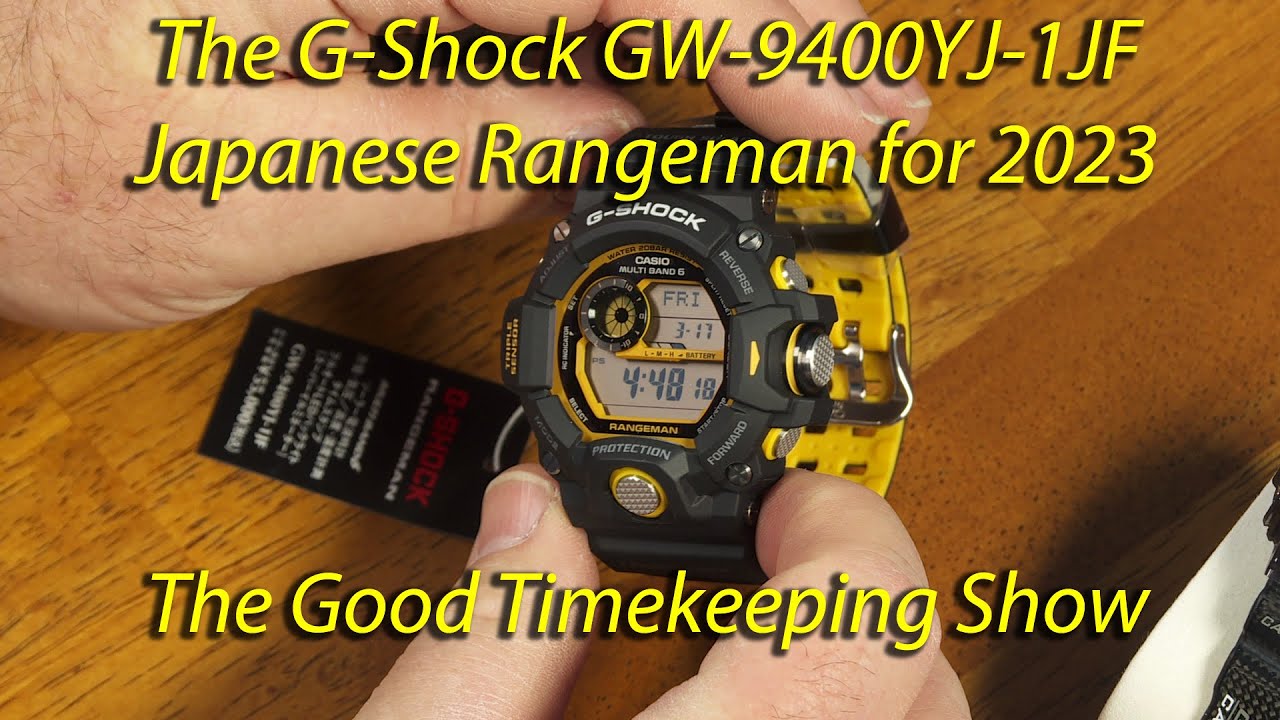 The New GW-9400YJ G-Shock Rangeman Japanese Edition with Yellow Carbon  Fiber Band In Depth Review