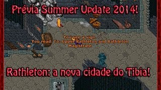 Tibia- Explorando a bela cidade de Rathleton test server privado!