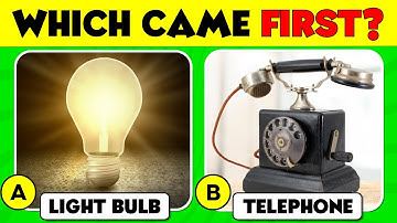 Which Came First? 🤔 Invention Quiz Challenge 🔧💡