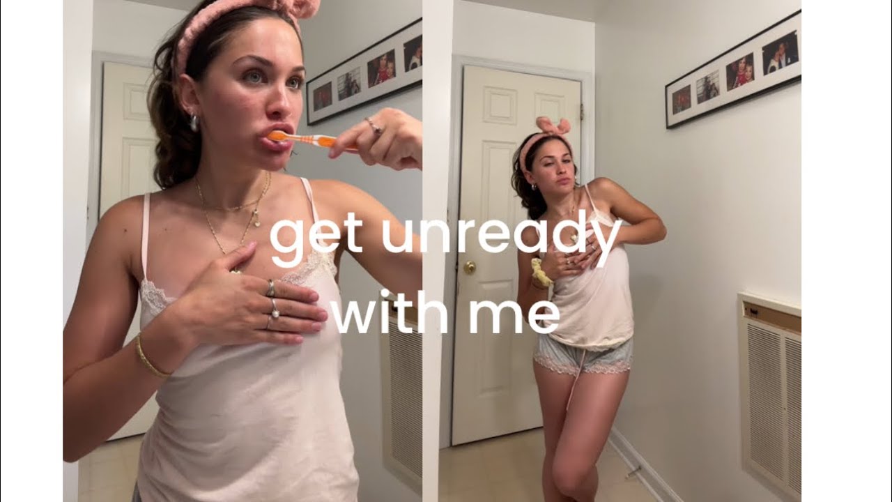 get unready with me after work ✨🍸