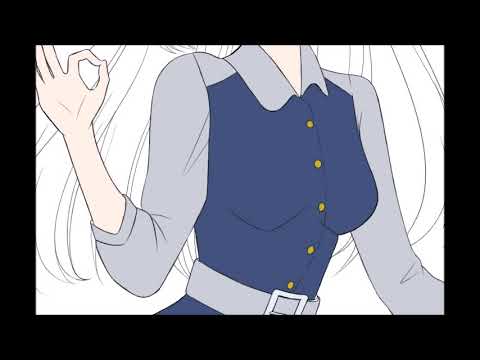 イラストメイキング 英国風ワンピースの女の子を描いてみた Youtube