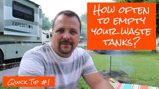 How Often to Empty RV Waste Tanks – WRVA Quick Tips #1 Wealth