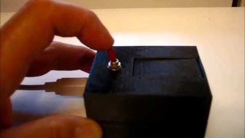 The Arduino useless machine project