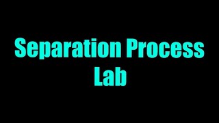 Separation Process LAB | Experiment 2 | Solid Liquid Extraction