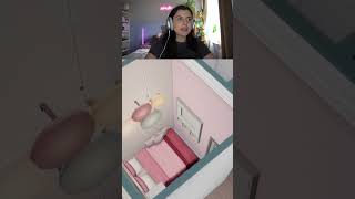 RÓŻOWE *PRZYTULNE* MIESZKANIE DLA STUDENTA #sims4 #shorts