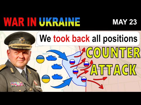 23 May: RUSSIANS DECIMATED! Ukrainians Launch Successful Counterattacks! | War in Ukraine Explained