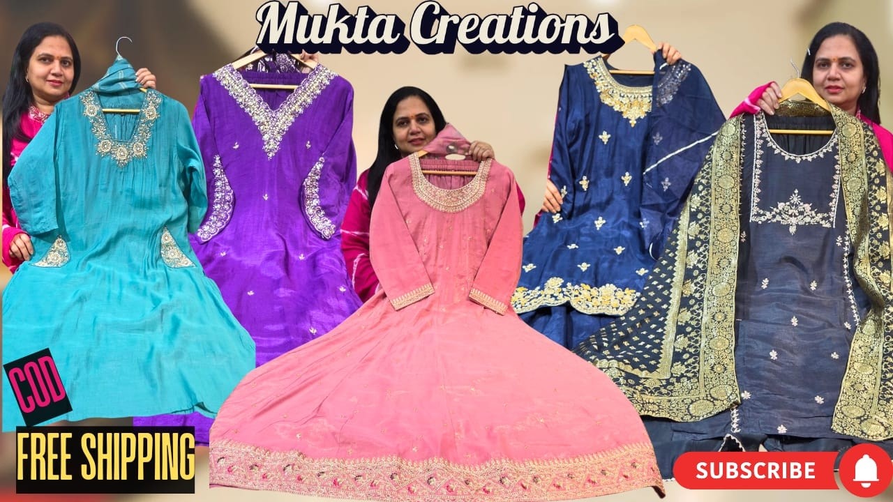 2026 Party Wear Sale Collection 👗 Designer Suits & Sharara Sets | Mukta Creations | COD Available