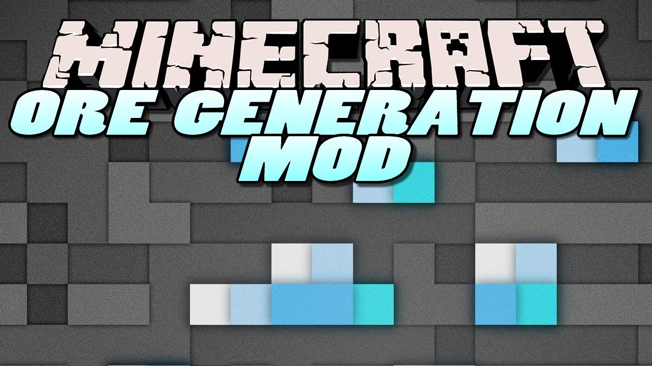 Minecraft  Custom Ore Gen Mod (CRAZY ORE GEN)  Mod 