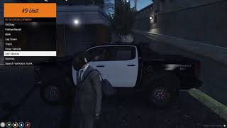 [Qbcore] K9 Unit with Vehicle Search V2 | XD Development