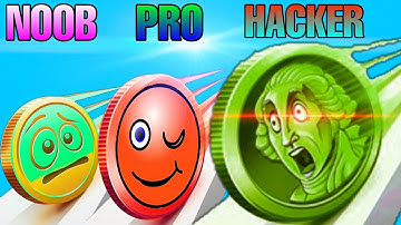 NOOB VS PRO VS HACKER-Coin Rush!