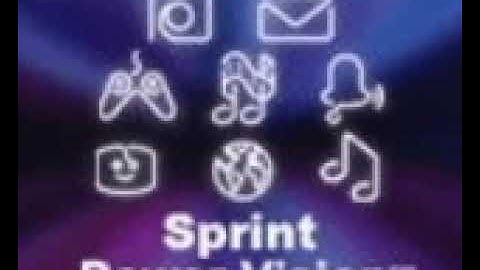 Samsung SPH-A920 (Sprint) - Startup and Shutdown (with animation, external screen)