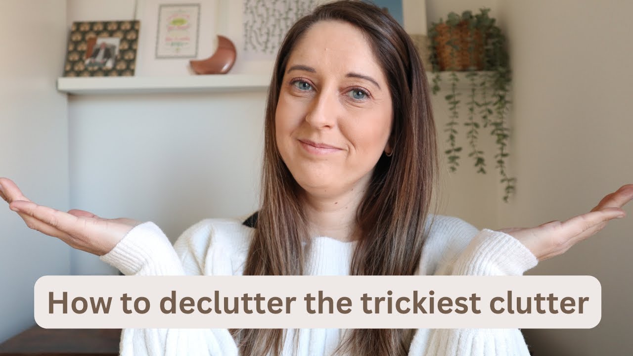How to declutter the trickiest clutter | minimalist living #declutter # ...