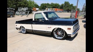 WhipAddict: 1970 Chevrolet C10 Cheyenne Short Bed on 22" Billet Wheels, Bagged, Vortec Motor