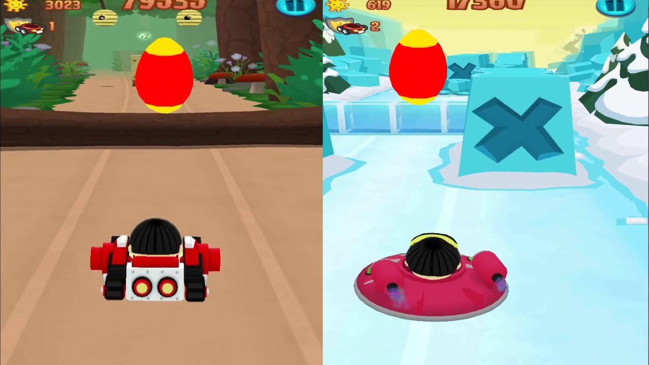 MECHA ROBO CAR AND UFO CAR REVERSE