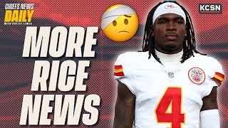 Rashee Rice gets mixed news on knee injury after Chiefs MNF win | CND 10/8
