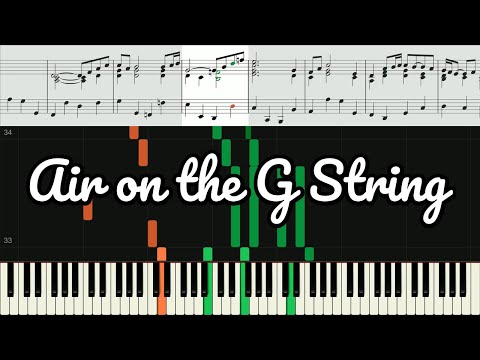 Air on the G String piano tutorial thumbnail