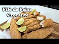 Dica de como fritar file de peixe crocante em casa