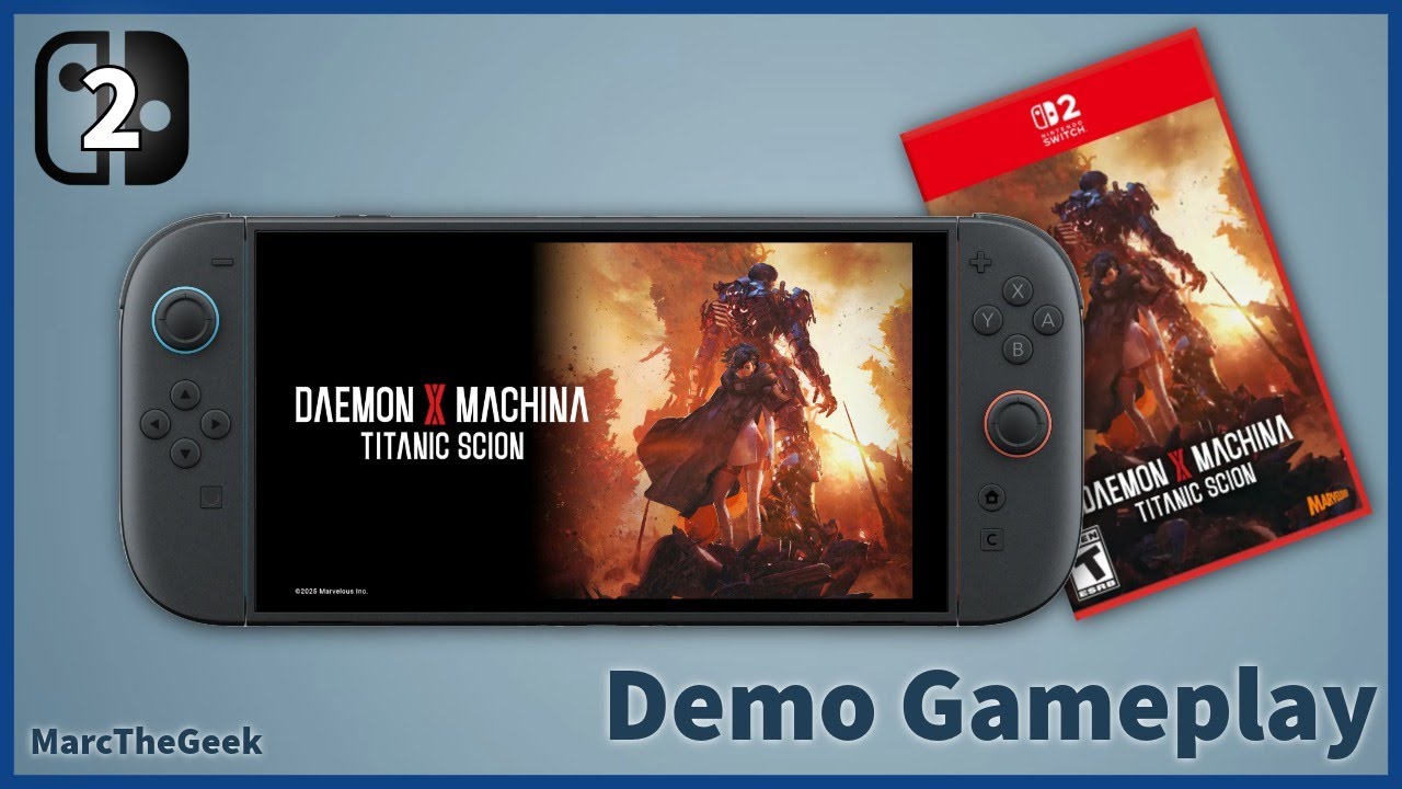 Daemon X Machina: Titanic Scion DEMO Gameplay on Nintendo Switch 2 