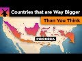 Comparative Sizes of Countries and Continents