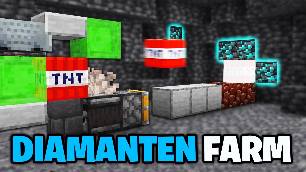 Minecraft Diamanten Farm bauen Tutorial - Diamanten Farm bauen in Minecraft 1.21