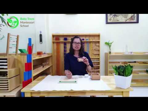 Video Hướng dẫn sử dụng giáo cụ Montessori: Bảng phép chia - youtube