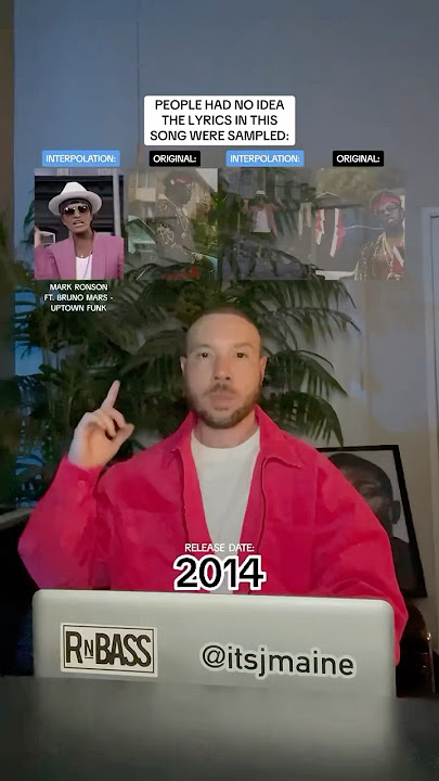 People Didn’t Know Mark Ronson & Bruno Mars “Uptown Funk” Was Sampled #shorts #brunomars #sample