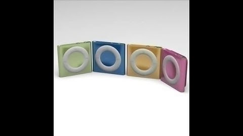 3D Model of Apple IPod Shuffle Review