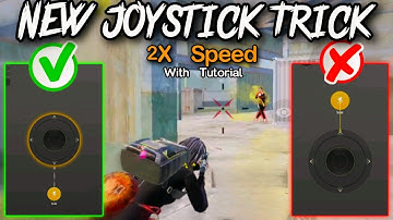 New joystick Trick 2x Speed With Code ( guide + Tutorial ) Pubg Mobile | Bgmi