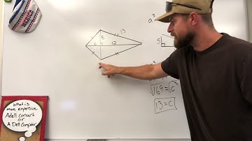 Find Missing Side To A Kite Pythagorean Theorem Problem