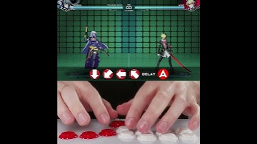 How to do Quarter-Circle TKs in UNI 2 #HitBox #HowToHitBox #Leverless #UNI2 #inbirth