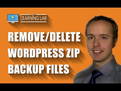 Delete WordPress Backup Zips From Your Server - WordPress Security | WP Learning Lab
