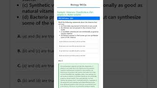 Vitamins: Classification Fat-soluble vs. Water-soluble