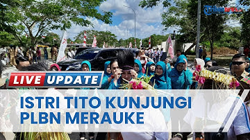 Ketua TP PKK Pusat Tri Tito Karnavian Kunjungi Pos Lintas Batas Negara Merauke  Papua Selatan
