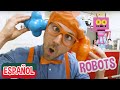 Blippi y los Robots Sobre Ruedas | Aprende a Construir Robots para niños |  Videos Educativos