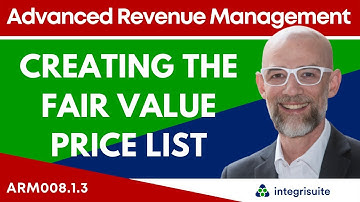 NetSuite Tutorial: How to Create the Fair Value Price List | ARM software - ARM008.1.3