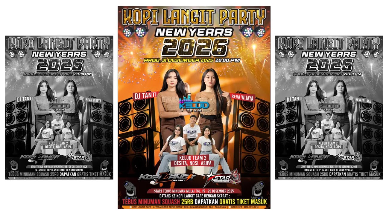 LIVE STREAMING KOPI LANGIT PARTY NEW YEARS 2026 NEW REVATA X DJ TANTI